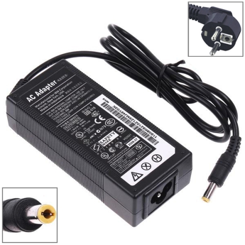 EU Plug AC Adapter 20V 3.25A 65W for Lenovo Notebook, Output Tips: 5.5 x 2.5mm - Click Image to Close